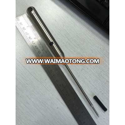 Pen style Fully Stainless Steel Digital Thermometer Cooking and BBQ Instant Read with stainless steel probe and casing